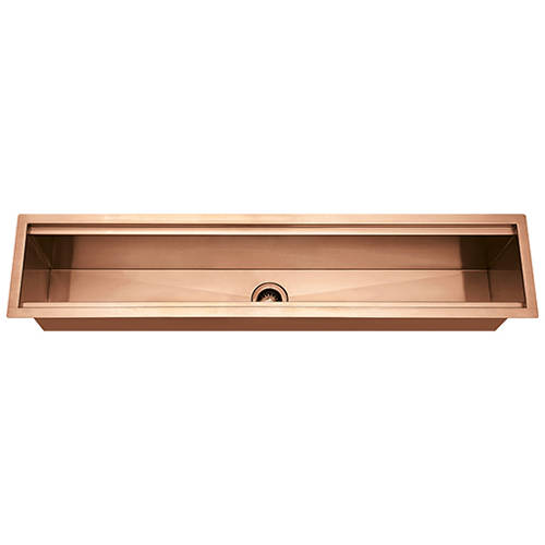 Additional image for Accessory Trough Channel Sink (900x160mm, Copper).