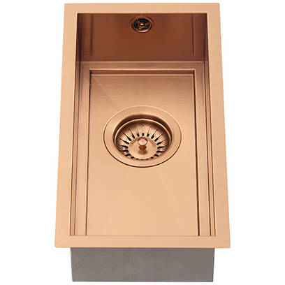 Additional image for Axix Uno SOS Undermount Kitchen Sink (190x400mm, Copper).