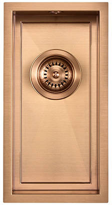 Additional image for Axix Uno SOS Undermount Kitchen Sink (190x400mm, Copper).
