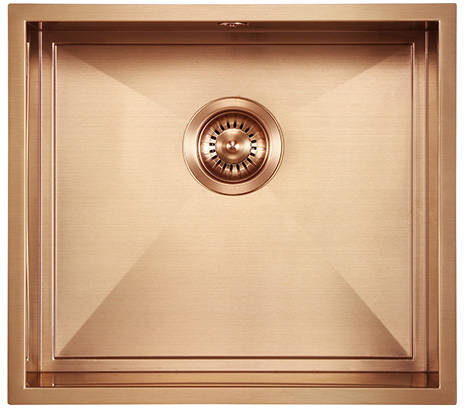 Additional image for Axix Uno SOS Undermount Kitchen Sink (450x400mm, Copper).