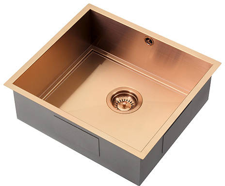 Additional image for Axix Uno SOS Undermount Kitchen Sink (450x400mm, Copper).