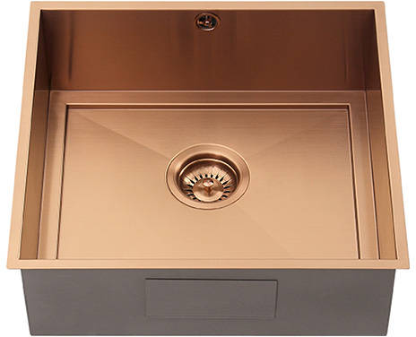 Additional image for Axix Uno QG Undermount Kitchen Sink (450x420mm, Copper).