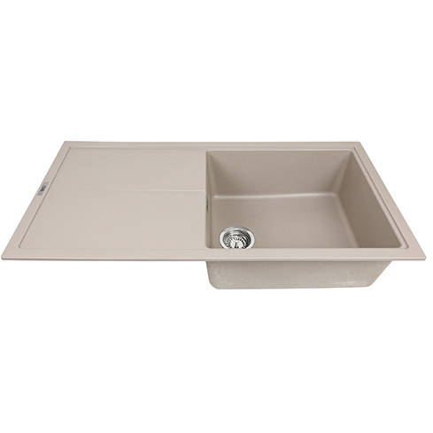 Additional image for Bladeuno 100i Inset 1.0 Bowl Kitchen Sink (1000x500, Champagne).