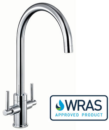 Additional image for Curvato dual Lever Kitchen Tap (Chrome).