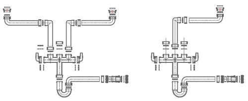Additional image for Maximiser Sink Plumbing Kit (1 & 2 Bowl Sinks).