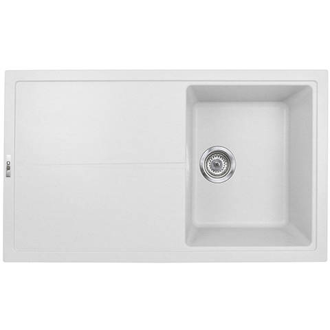 Additional image for Kitchen Sink & Tap Pack, 1.0 Bowl (860x500, Polar White & Black).