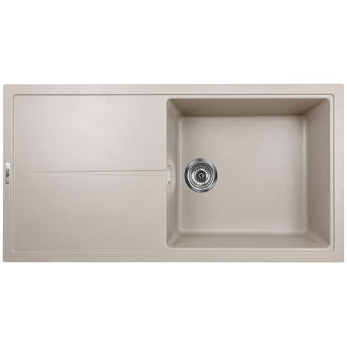 Additional image for Kitchen Sink & Tap Pack, 1.0 Bowl (1000x500, Champagne).