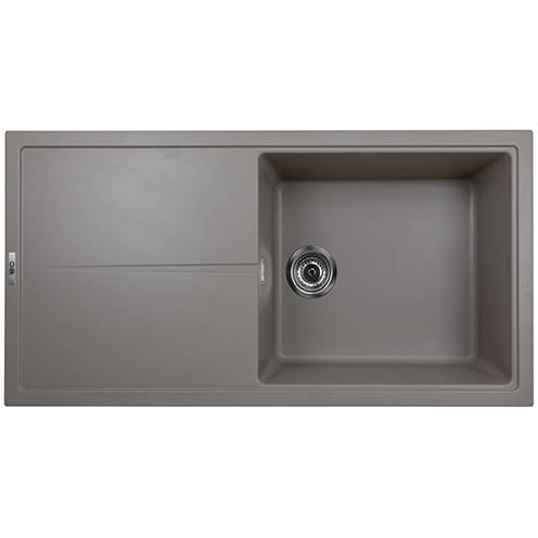 Additional image for Kitchen Sink & Tap Pack, 1.0 Bowl (1000x500, Concrete).