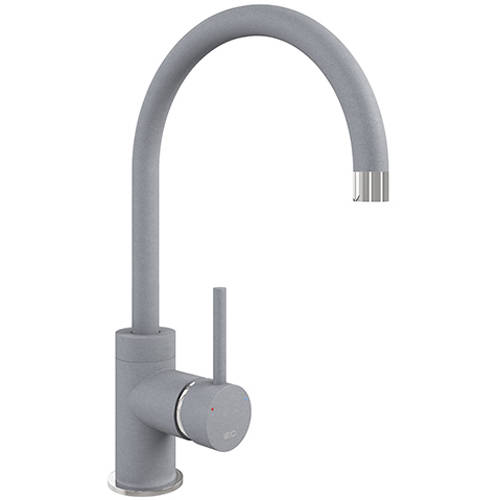 Additional image for Kitchen Sink & Tap Pack, 1.0 Bowl (1000x500, Metallic Grey).