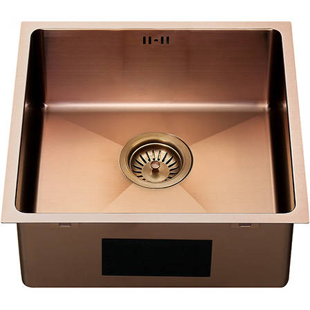 Additional image for Zen15 PVD 400U Undermount Kitchen Sink (400x400mm, Copper).