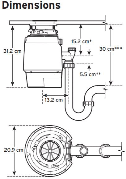 Additional image for Premium P550 SR Waste Disposal Unit (PRE-ORDER).