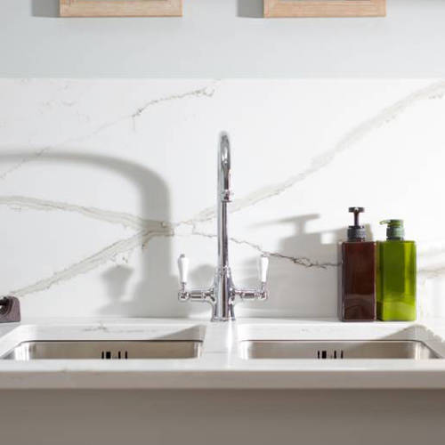 Additional image for Ludlow Monobloc Kitchen Tap (Chrome).