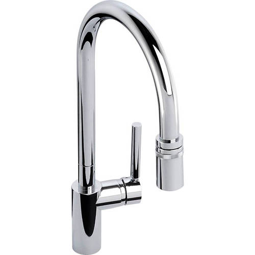Additional image for Ratio Single Lever Pull Out Kitchen Tap (Chrome).