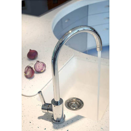Additional image for Atlas Single Lever Kitchen Tap (Chrome).