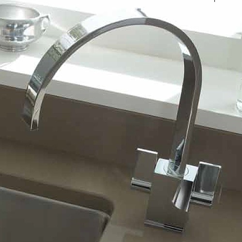 Additional image for Atik Monobloc Kitchen Tap With Swivel Spout (Chrome).