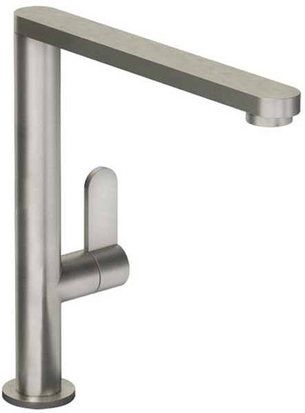Additional image for Linear Monobloc Kitchen Tap With Swivel Spout (Brushed Nickel).