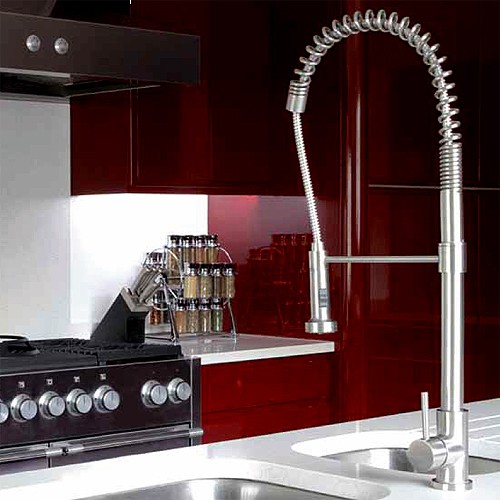 Additional image for Stalto Professional Kitchen Tap With Swivel Spout (Stainless Steel).