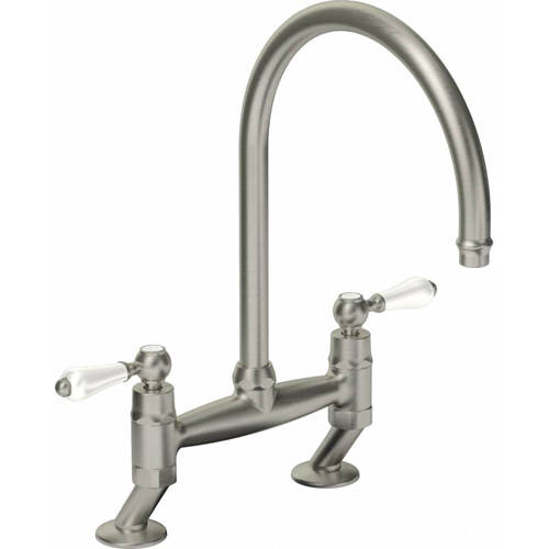 Additional image for Ludlow Bridge Kitchen Tap (Brushed Nickel).