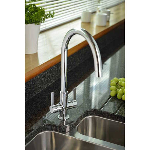 Additional image for Pico Monobloc Kitchen Tap (Chrome).