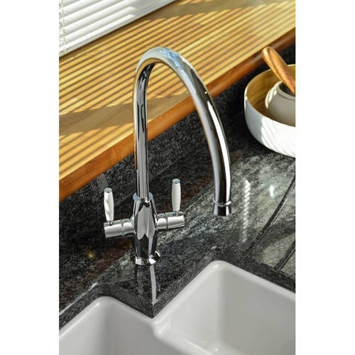 Additional image for Harrington Monobloc Kitchen Tap (Chrome).