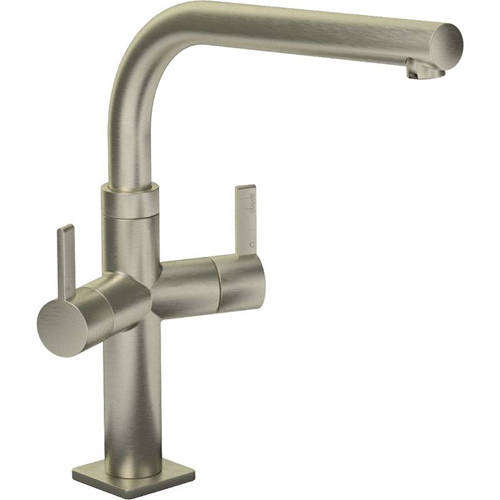 Additional image for Zucca Monobloc Kitchen Tap (Brushed Nickel).