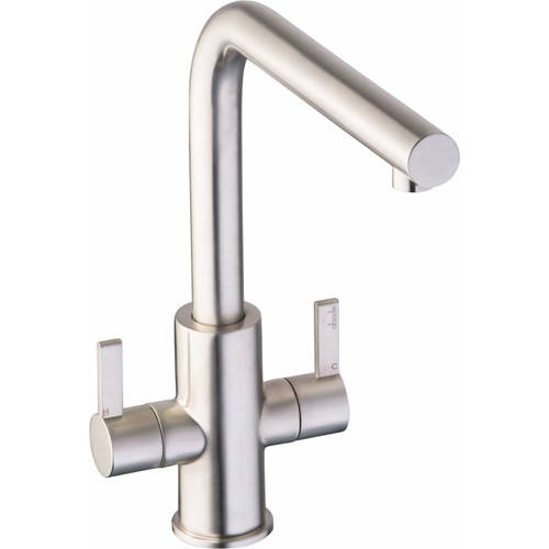 Additional image for Althia Monobloc Kitchen Tap (Brushed Nickel).