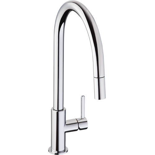 Additional image for Althia Pull Out Kitchen Tap (Chrome).