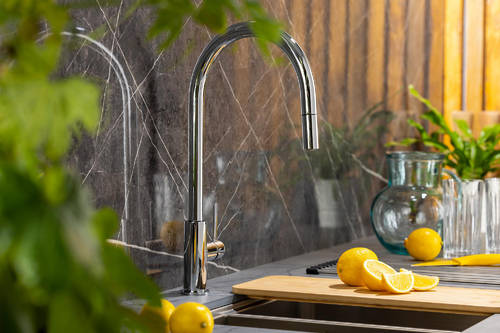 Additional image for Althia Pull Out Kitchen Tap (Chrome).