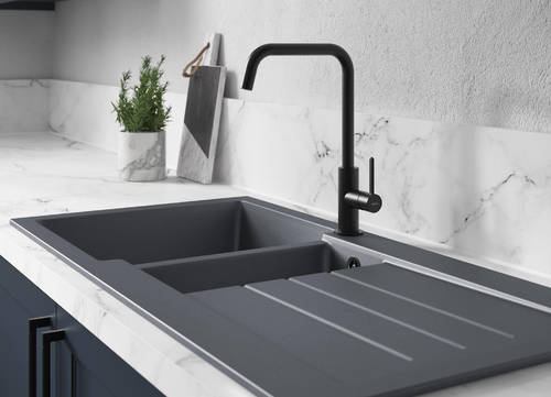 Additional image for Althia Kitchen Tap With Single Lever (M Black).