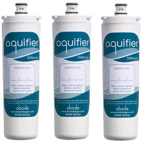 Additional image for 3 x Aquifier Carbon Filter Cartridge (Normal Water).