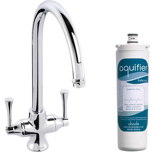 Additional image for Gosford Aquifier Water Filter Kitchen Tap (Chrome).