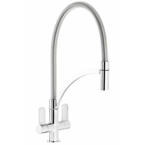 Additional image for Genio Semi Professional Kitchen Tap (Chrome).