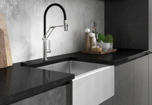 Additional image for Hex Professional Kitchen Tap With Swivel Spout (Br Nickel).