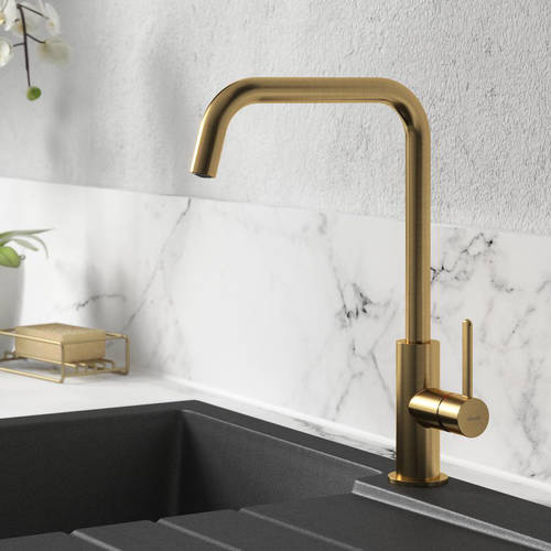 Additional image for Althia Kitchen Tap With Single Lever (Br Brass).