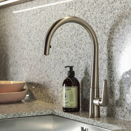 Additional image for Coniq-R Pull Out Kitchen Tap (Br Nickel).
