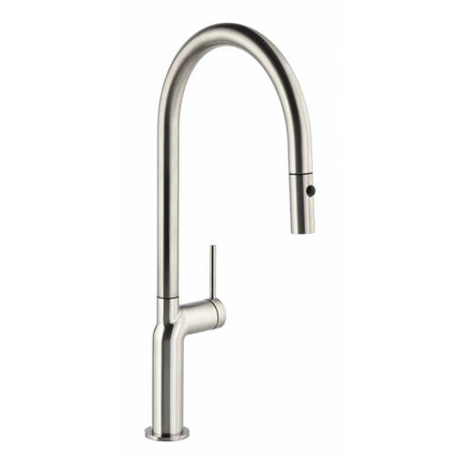 Additional image for Tubist Pull Out Kitchen Tap (Brushed Nickel).