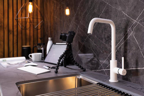 Additional image for Althia Kitchen Tap With Single Lever (M White).