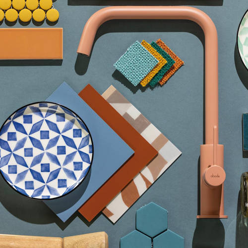 Additional image for Althia Kitchen Tap With Single Lever (Terracotta).