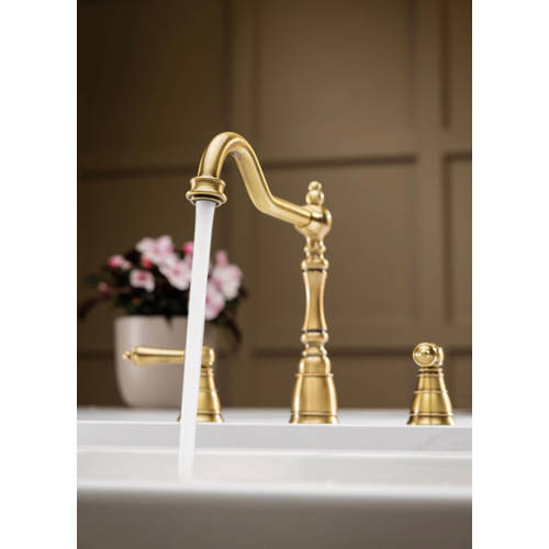 Additional image for 3 Hole Kitchen Tap (Antique Brass).