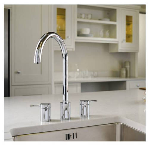 Additional image for Profile Kitchen Tap, Boiling, Hot, Cold & Filtered (B Nickel).
