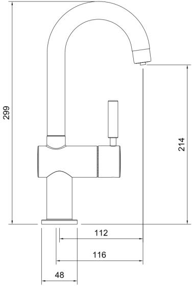 Additional image for Boiling Hot & Cold Filtered Kitchen Tap 98 (Chrome).