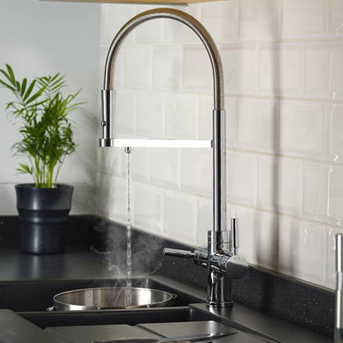 Additional image for 3 In 1 Professional Boiling Water Kitchen Tap (Chrome).