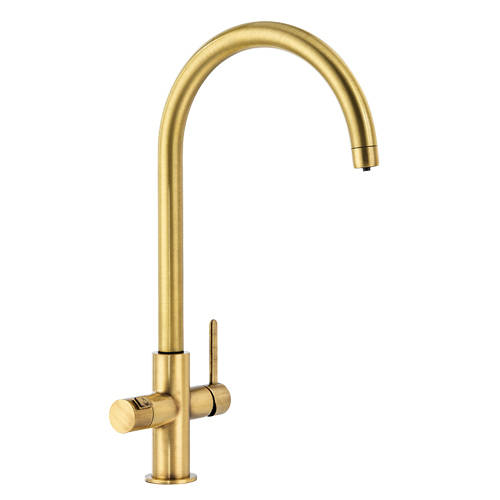 Additional image for 3 In 1 Boiling Water Filtered Kitchen Tap (Br Brass).