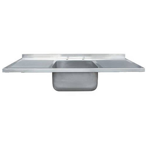 Additional image for Catering Sink With Double Drainer 1500mm (Stainless Steel).