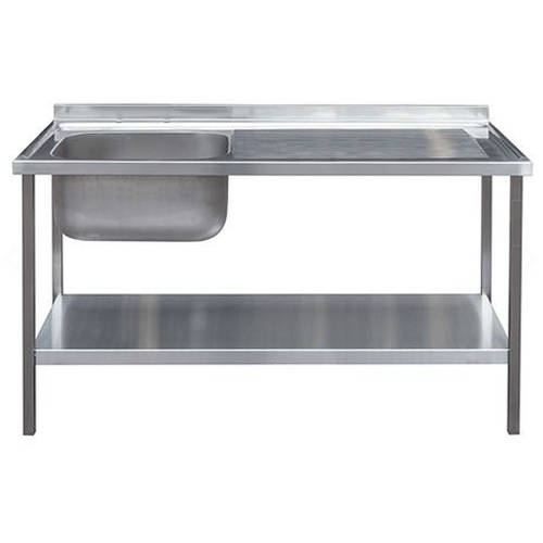 Additional image for Catering Sink With RH Drainer & Legs 1000mm (Stainless Steel).