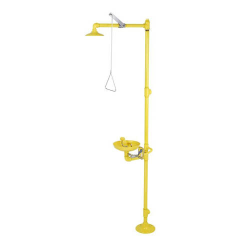 Additional image for Combination Emergency Drench Shower With Column (Plastic Head).