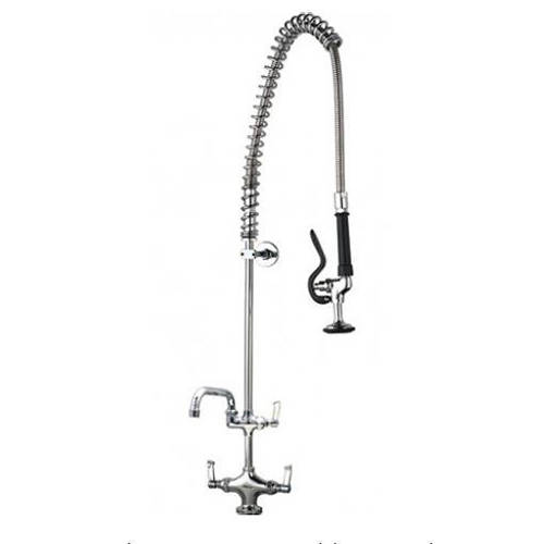 Additional image for Pre Rinse Monoblock Catering Tap With 16" Spout (Chrome).