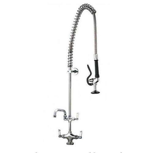 Additional image for Pre Rinse Monoblock Catering Tap With 6" Spout (Chrome).