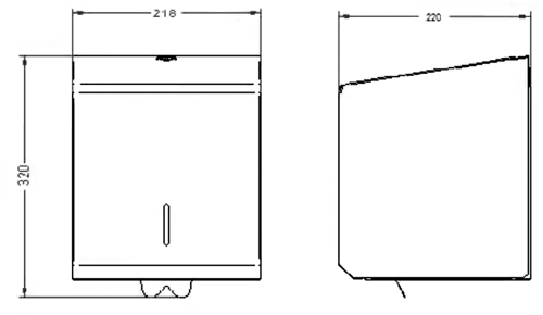 Additional image for Centrefeed Paper Towel Dispenser (Stainless Steel).