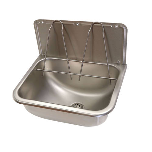 Additional image for Wall Mounted Bucket Sink 455mm (Stainless Steel).